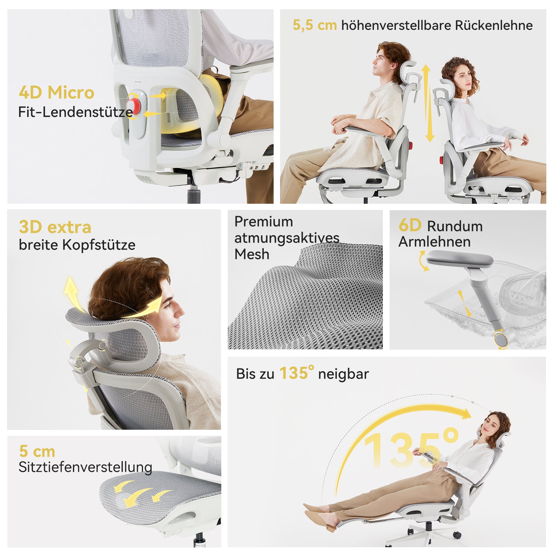 Sihoo B300 Pro Ergonomischer Bürostuhl