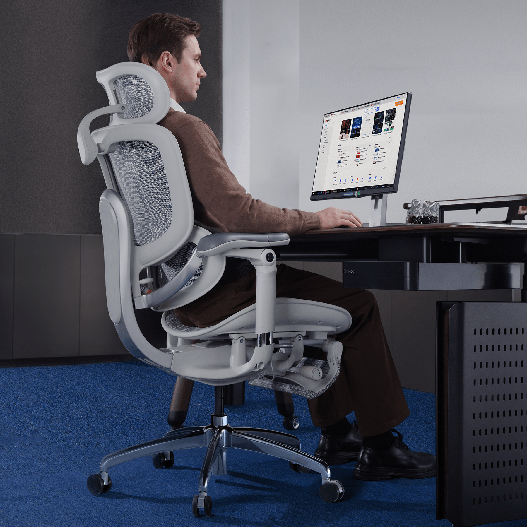 Doro C300 Ultra V2 Zero-Gravity Ganzkörper-adaptiver ergonomischer Stuhl