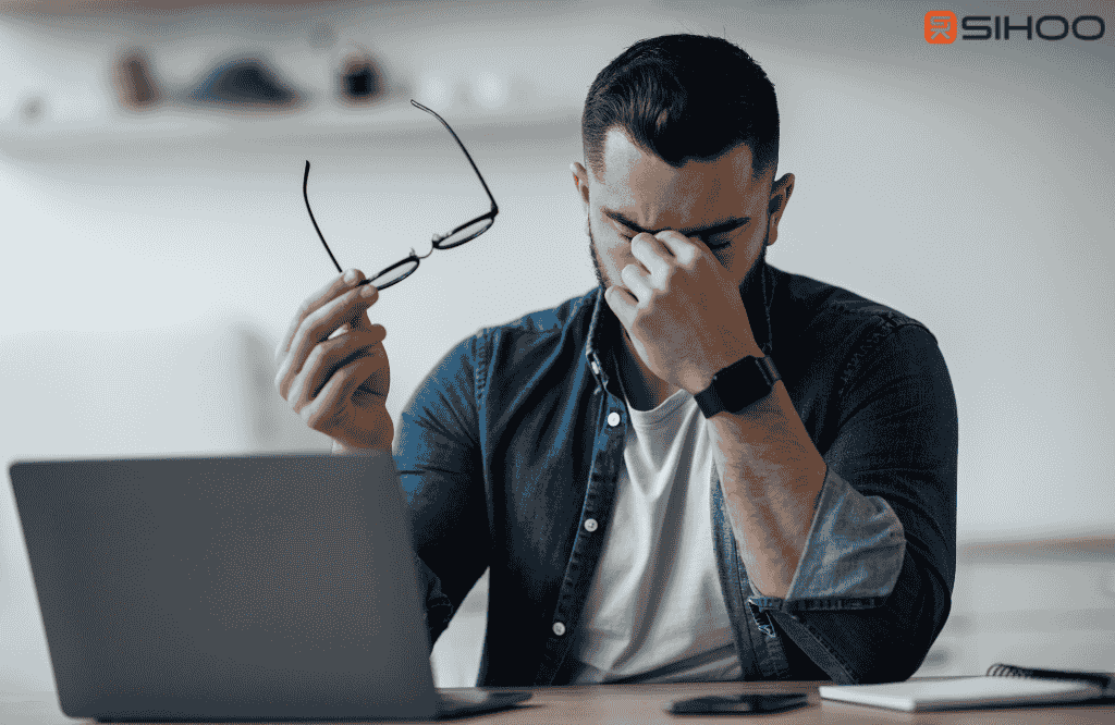 Kreativer Flow, schlechte Haltung