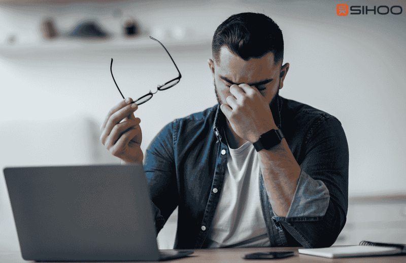Kreativer Flow, schlechte Haltung