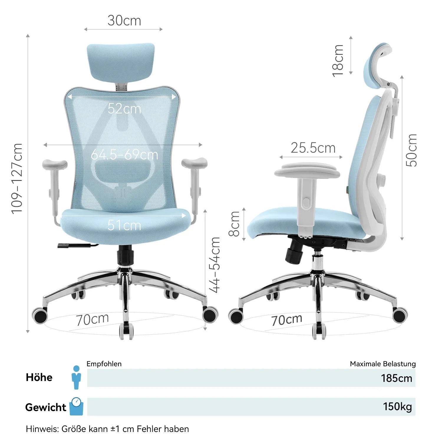 M18 Classic Ergonomischer Bürostuhl